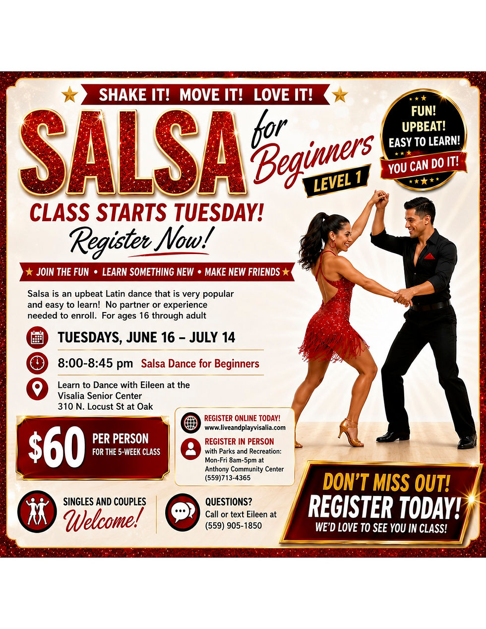 Salsa for Beginners Level 1