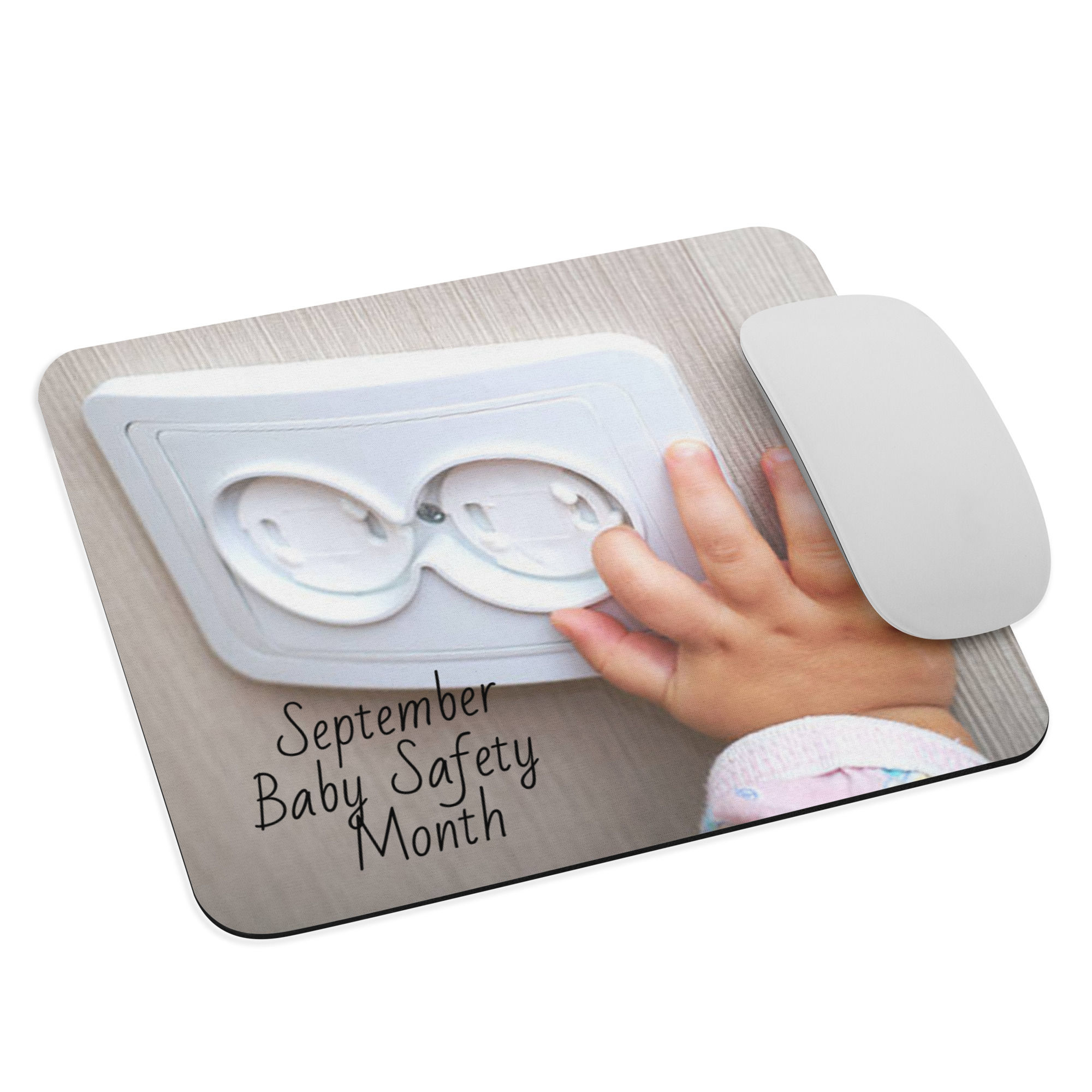 Mouse pad september baby safety month