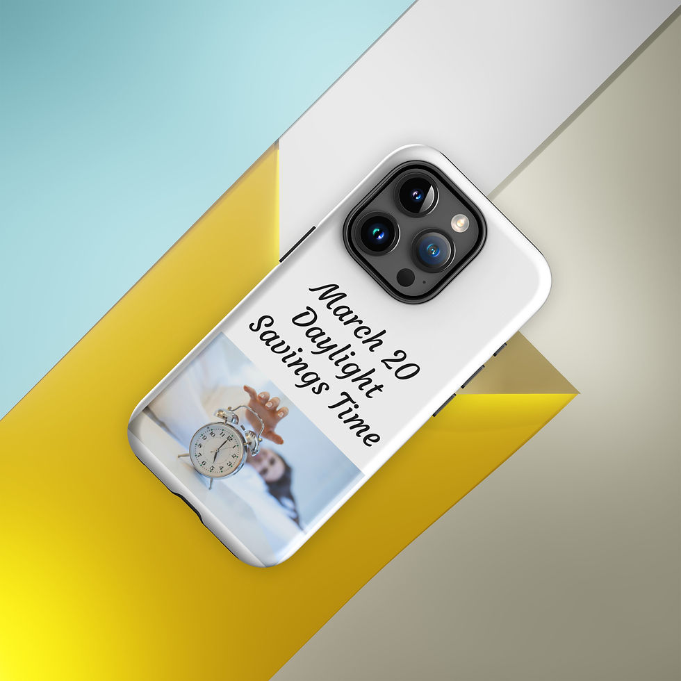 Thumbnail: Tough Case for iPhone® March 20 Daylight Savings Time