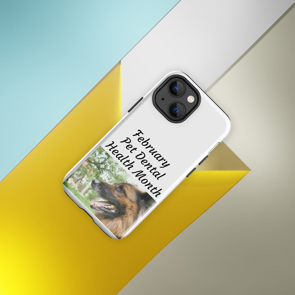 Thumbnail: Tough Case for iPhone® February Pet Dental Health Month