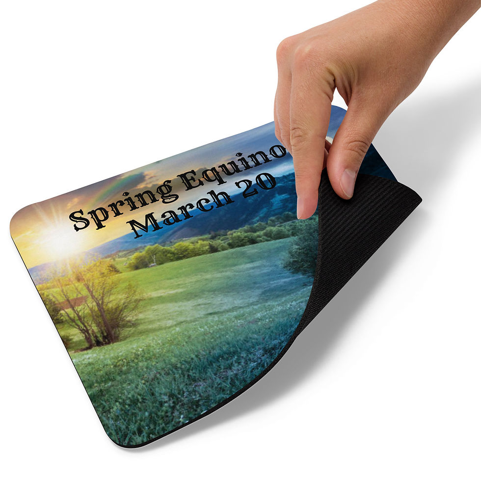 Mouse pad spring equinox march 20