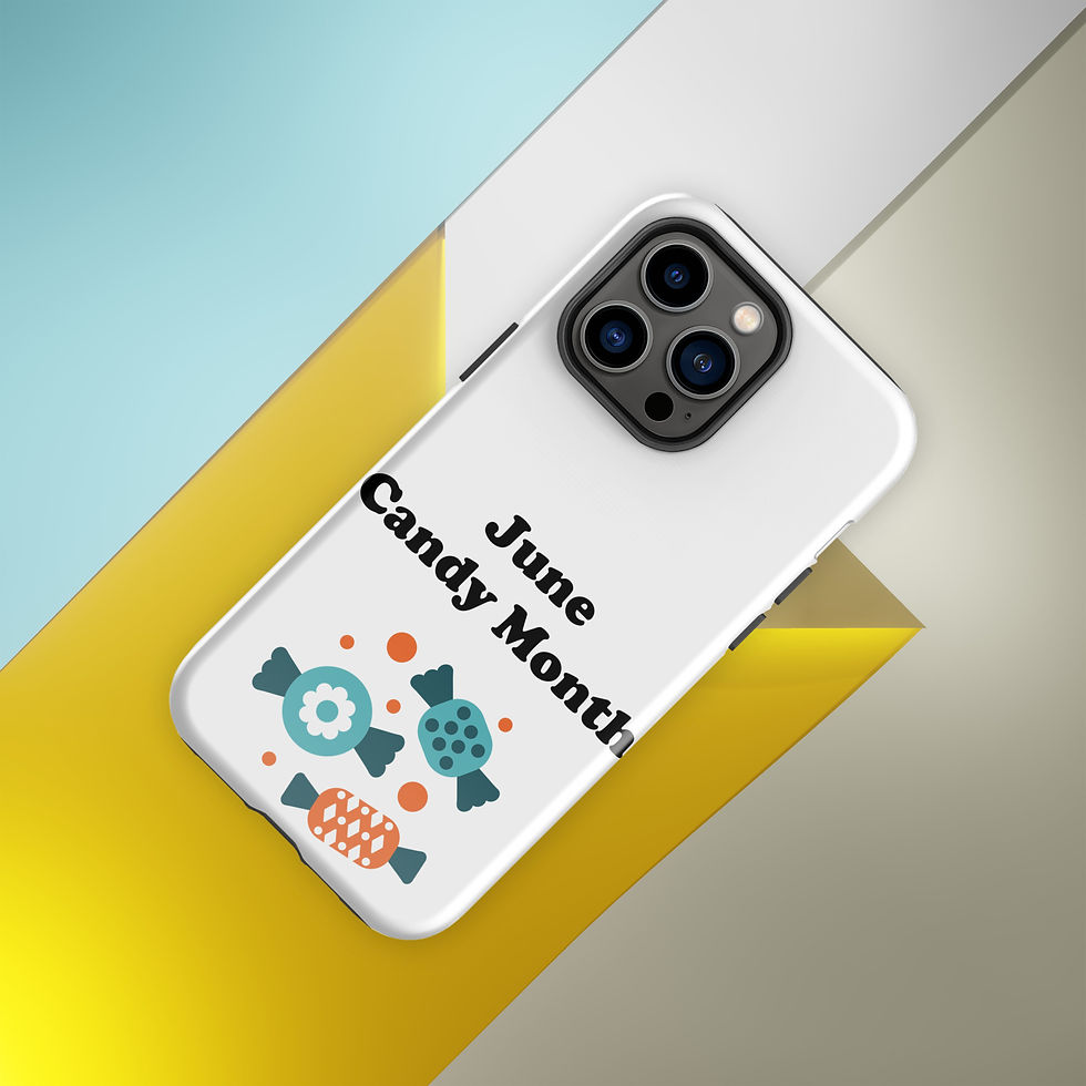 Thumbnail: Tough Case for iPhone® June Candy Month