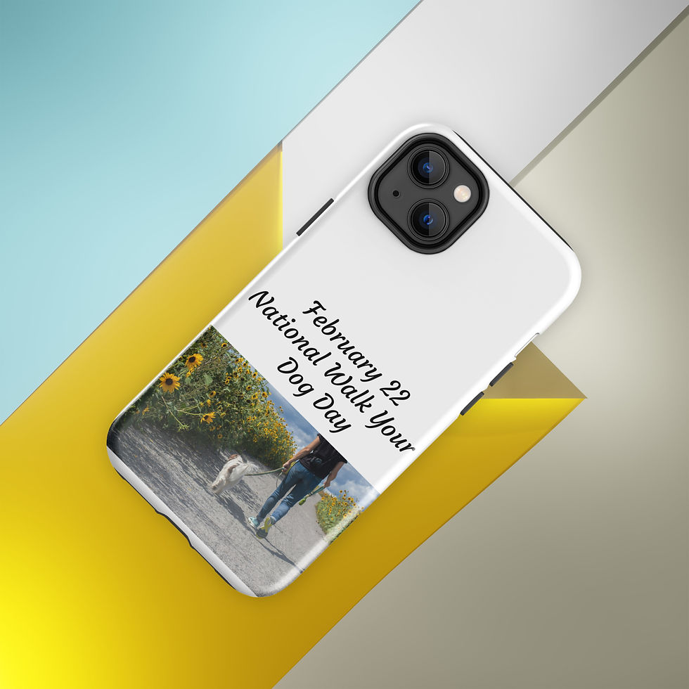 Thumbnail: Tough Case for iPhone® February 22 National Walk Your Dog Day