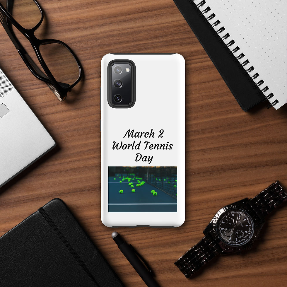 Thumbnail: Tough case for Samsung® March 2 World Tennis Day