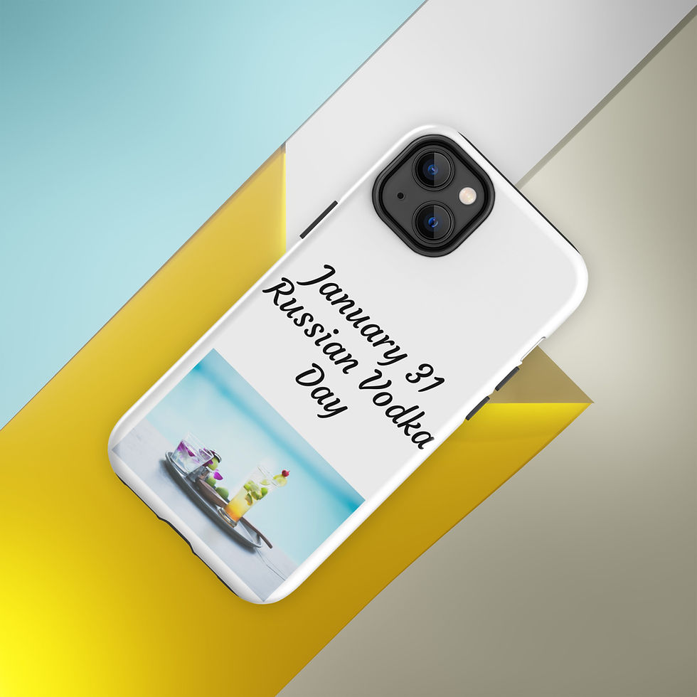 Thumbnail: Tough Case for iPhone® January 31 Russian Vodka Day