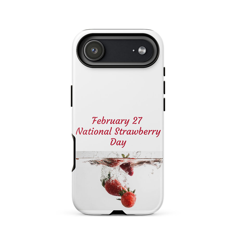 Thumbnail: Tough Case for iPhone® February 27 National Strawberry Day