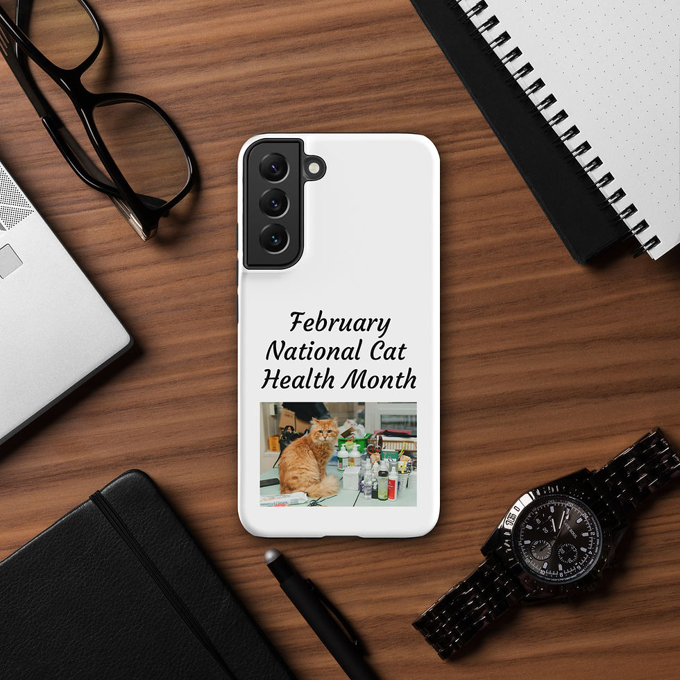 Thumbnail: Tough case for Samsung® February National Cat Health Month