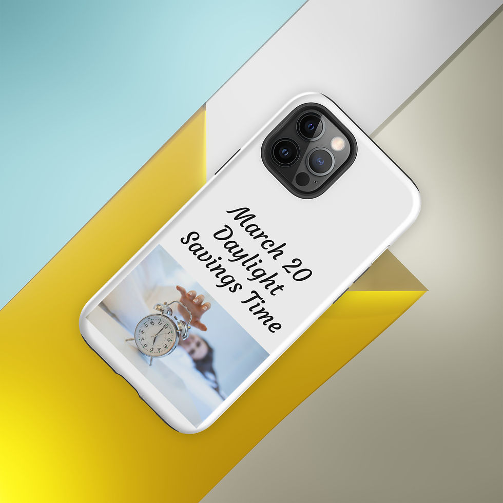 Thumbnail: Tough Case for iPhone® March 20 Daylight Savings Time