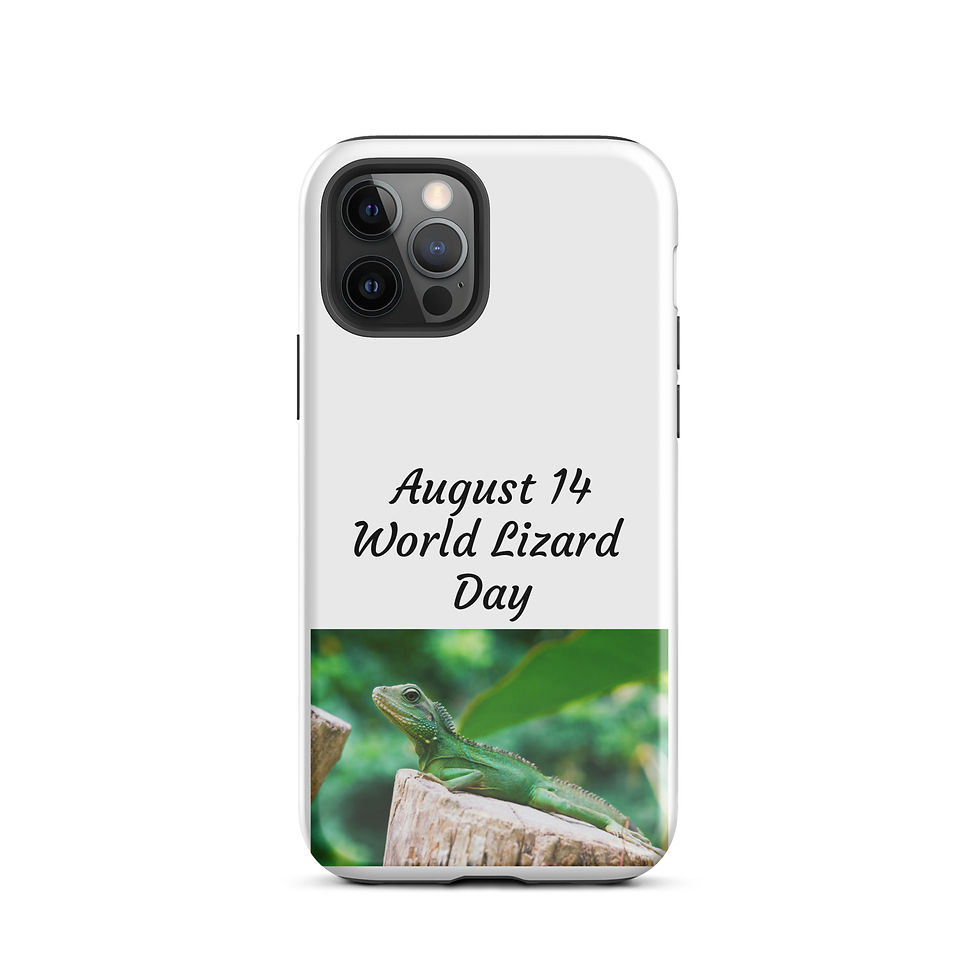 Thumbnail: Tough Case for iPhone® August 14 World Lizard Day