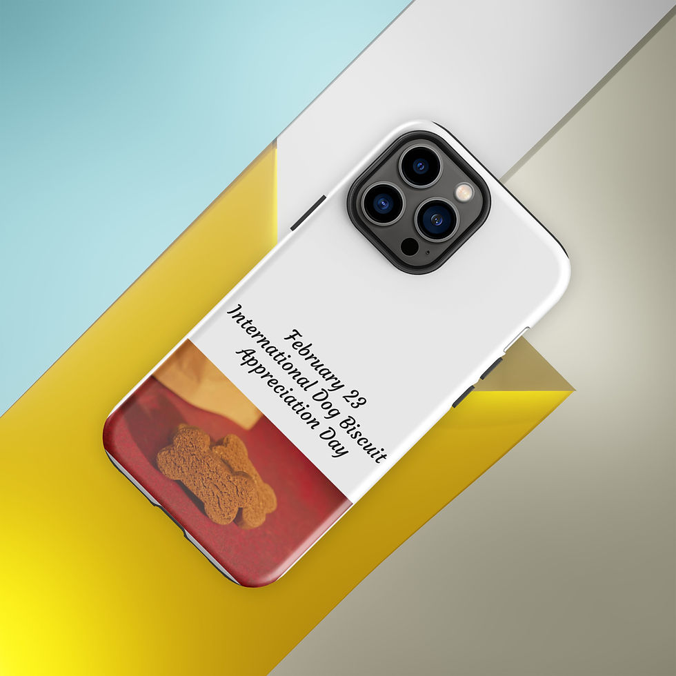 Thumbnail: Tough Case for iPhone® February 23 International Dog Biscuit Appreciation Day