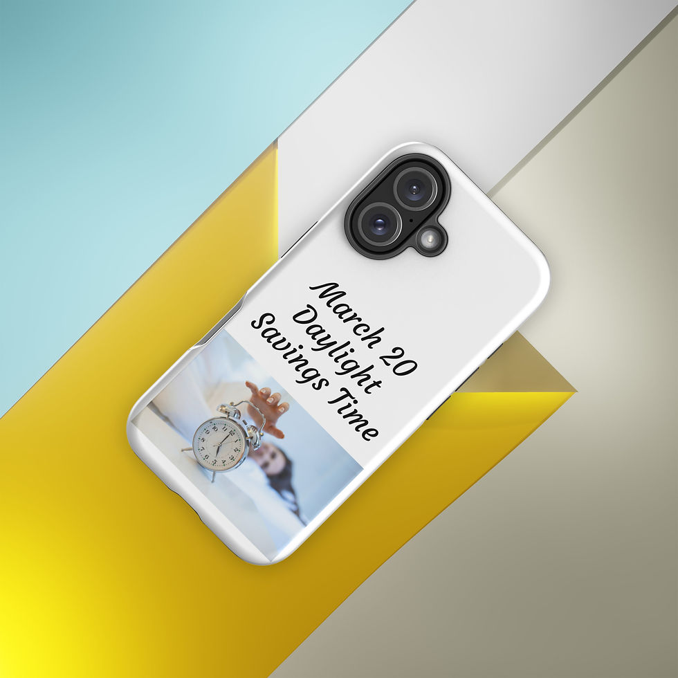 Thumbnail: Tough Case for iPhone® March 20 Daylight Savings Time