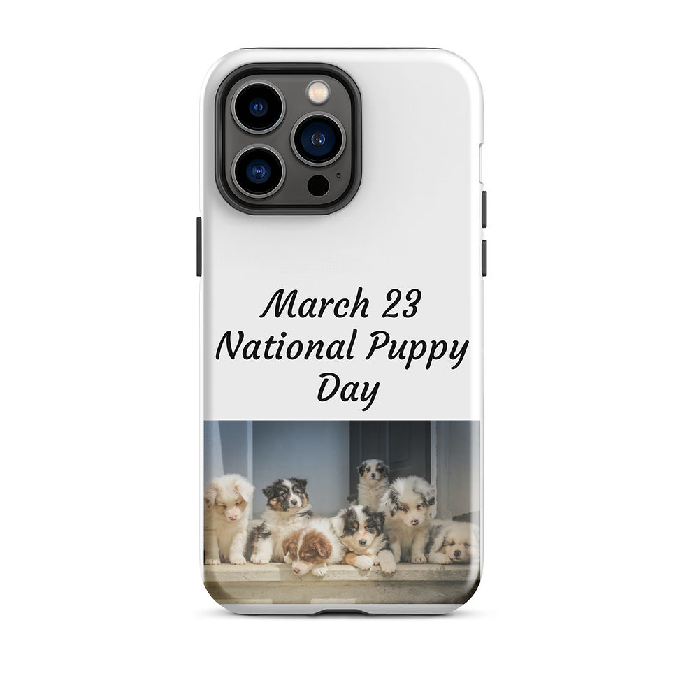 Thumbnail: Tough Case for iPhone® March 23 National Puppy Day
