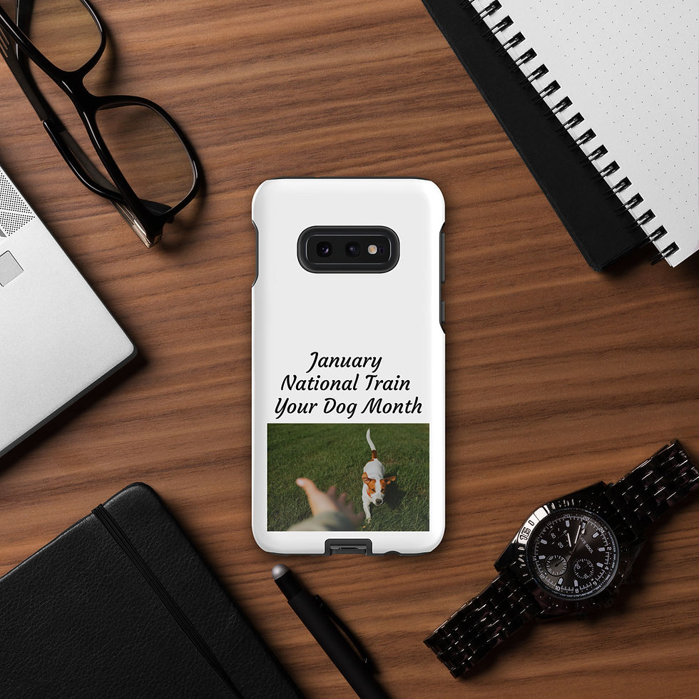 Thumbnail: Tough case for Samsung® January National Train Your Dog Month