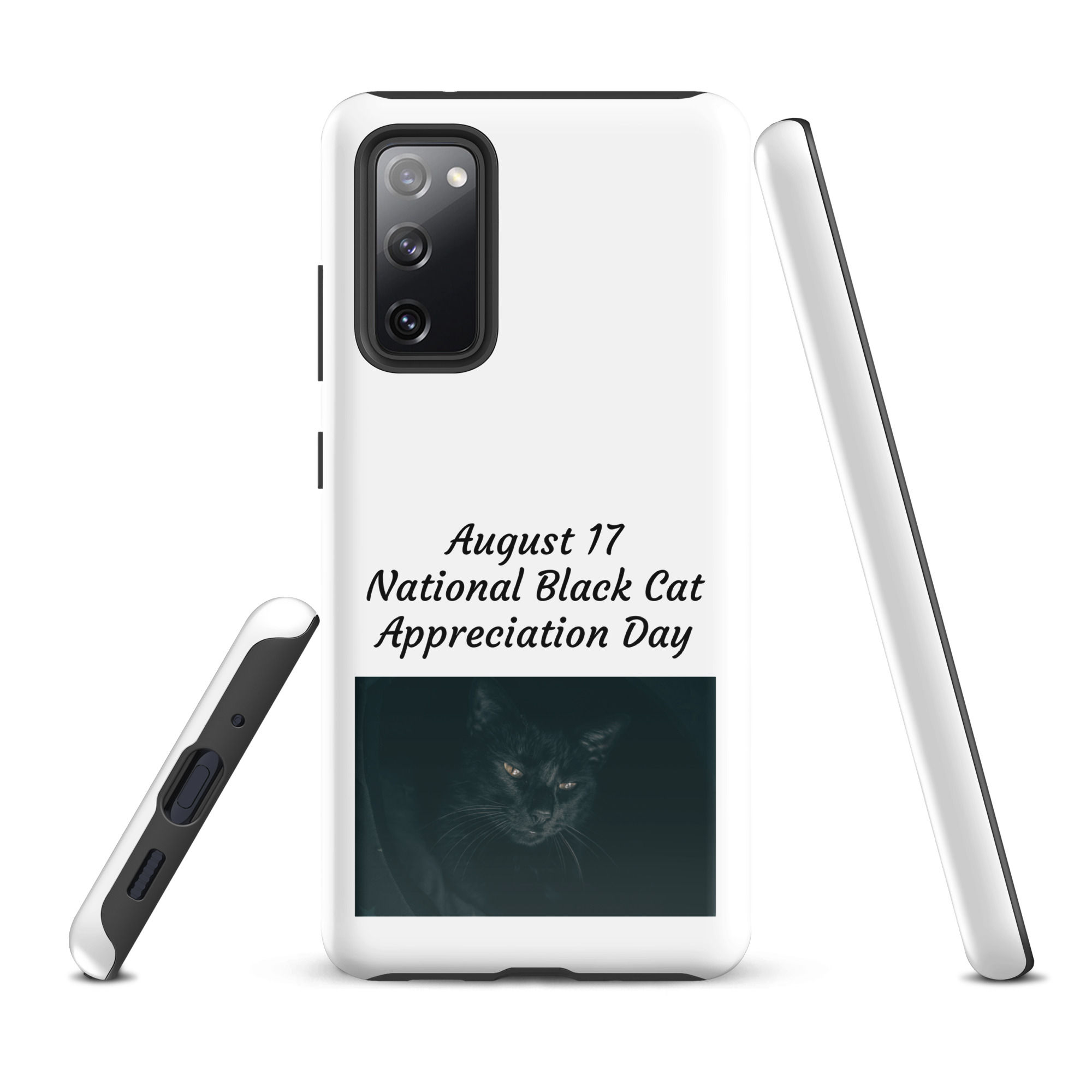 Tough case for Samsung® August 17 National Black Cat Appreciation Day