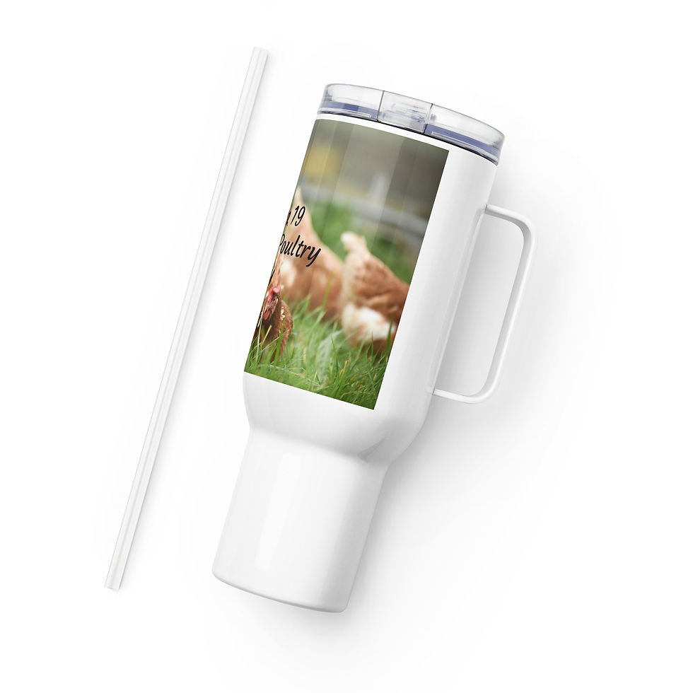 Thumbnail: Travel mug with a handle March 19 National Poultry Day