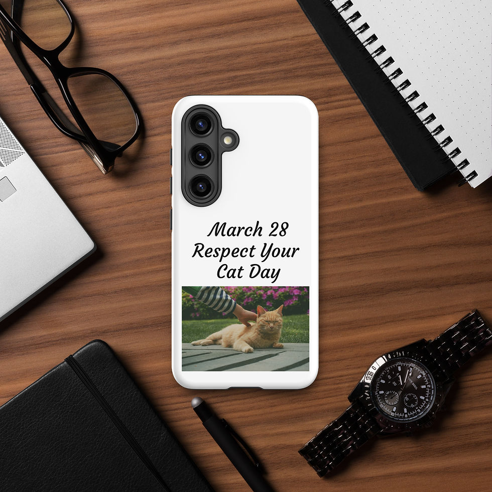 Thumbnail: Tough case for Samsung® March 28 Respect Your Cat Day