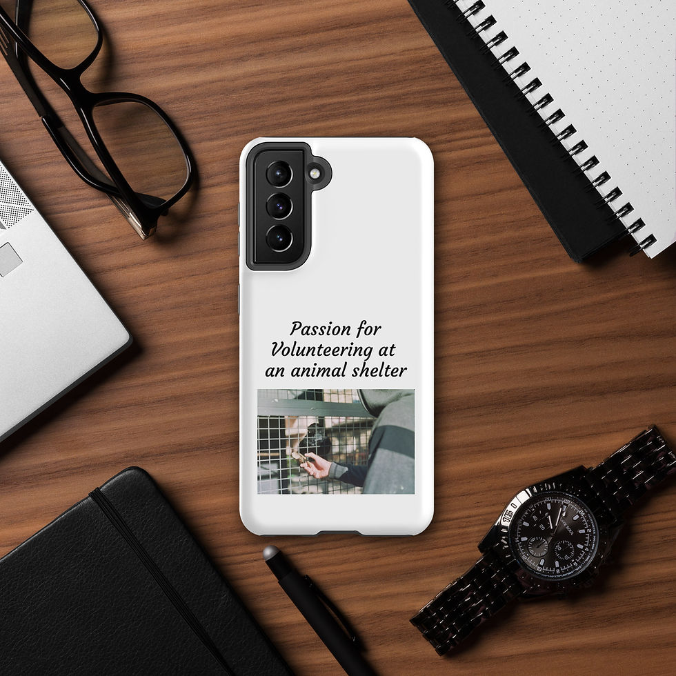 Thumbnail: Tough case for Samsung® Passion for Volunteering at an Animal Shelter