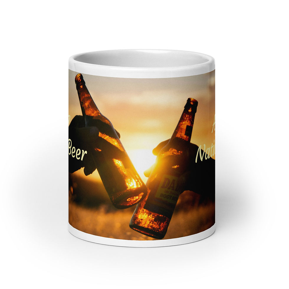 Thumbnail: White glossy mug April 7 National Beer Day