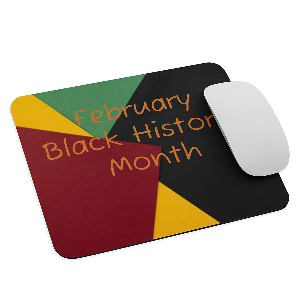 Mouse pad february black history month