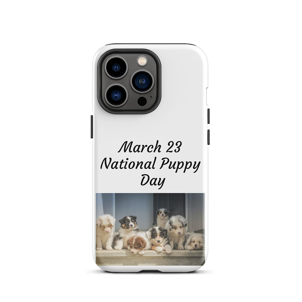 Thumbnail: Tough Case for iPhone® March 23 National Puppy Day