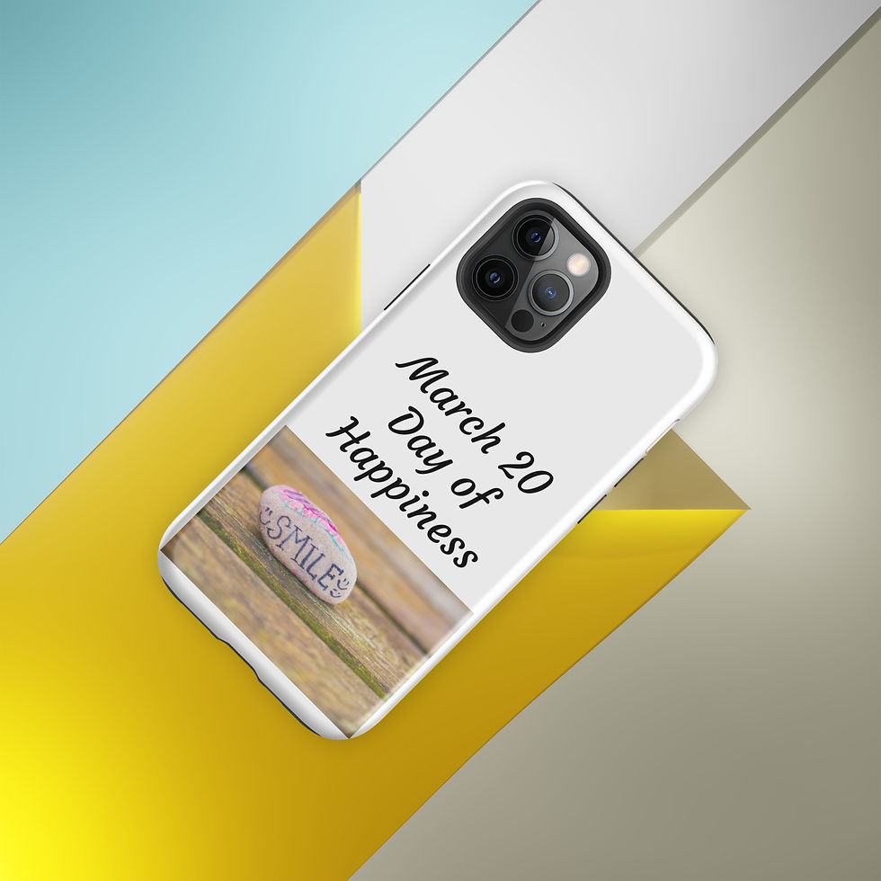 Thumbnail: Tough Case for iPhone® March 20 Day of Happiness