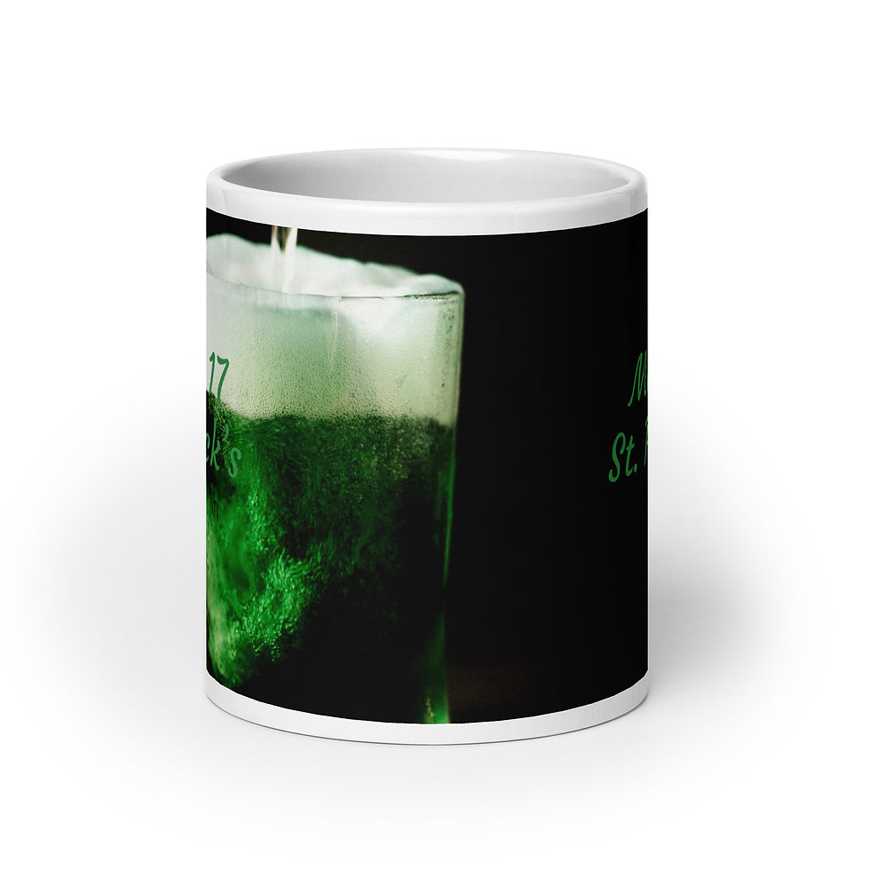 Thumbnail: White glossy mug March 17 St. Patrick's Day