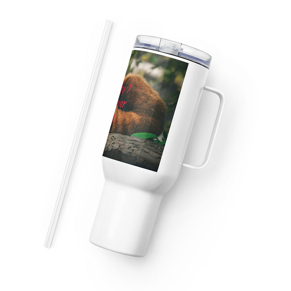 Thumbnail: Travel mug with a handle January 1 Hangover Day