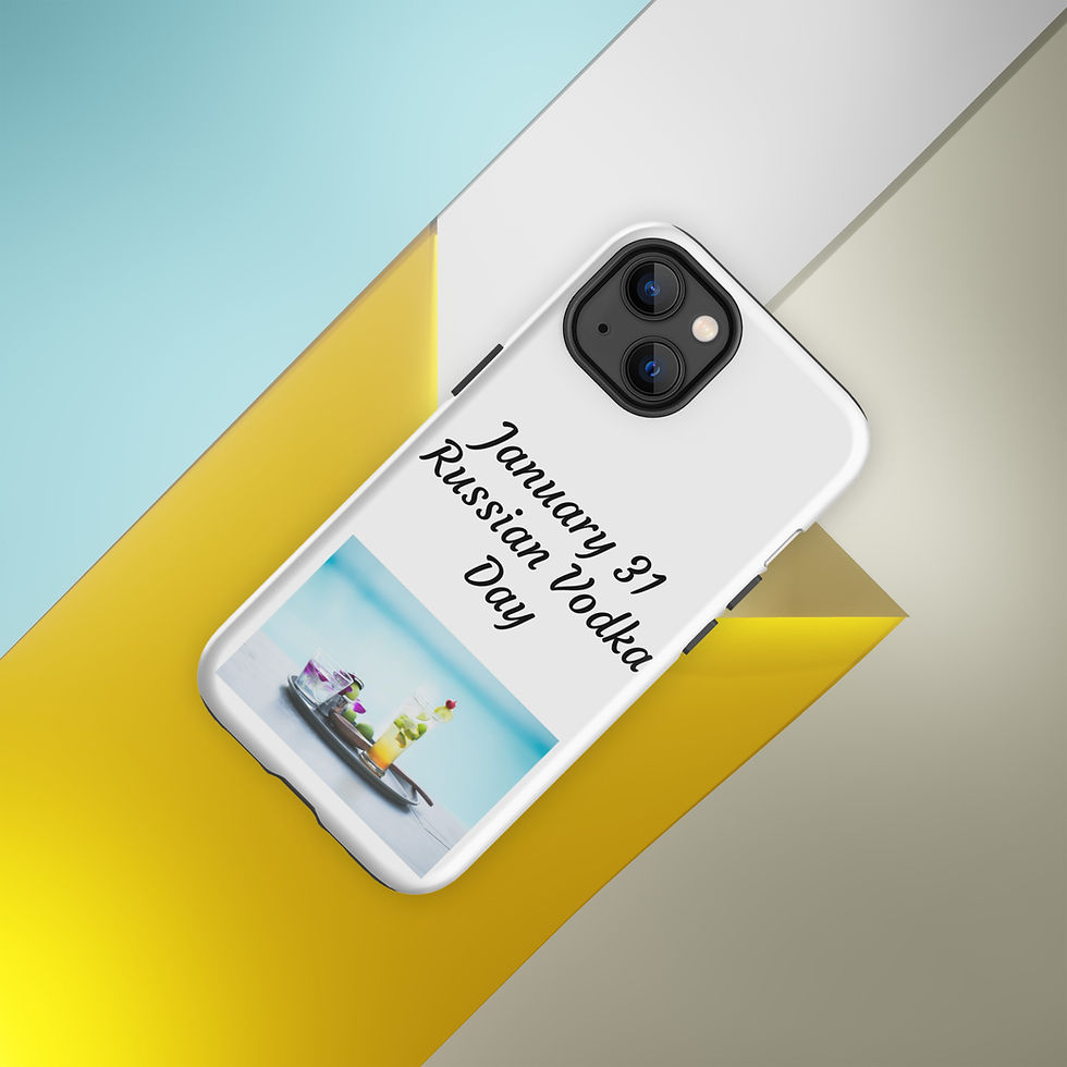 Thumbnail: Tough Case for iPhone® January 31 Russian Vodka Day