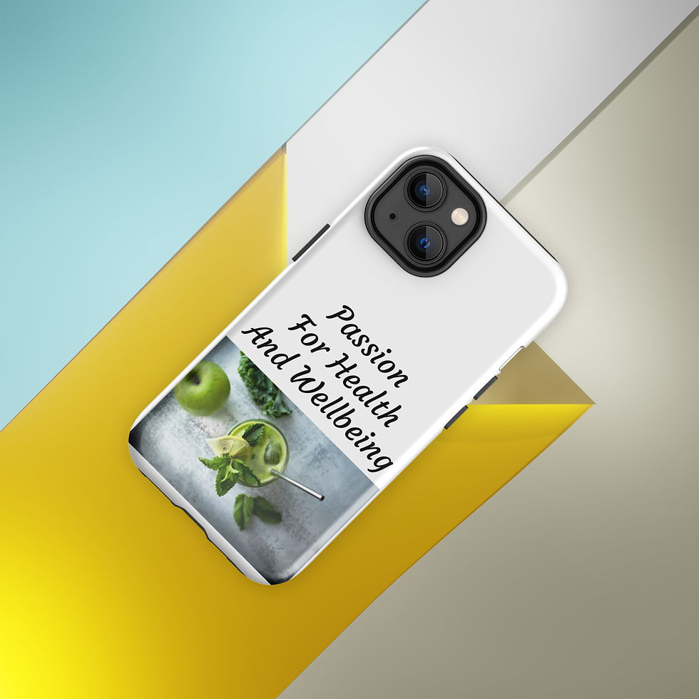 Thumbnail: Tough Case for iPhone® Passion for Health and Wellbeing