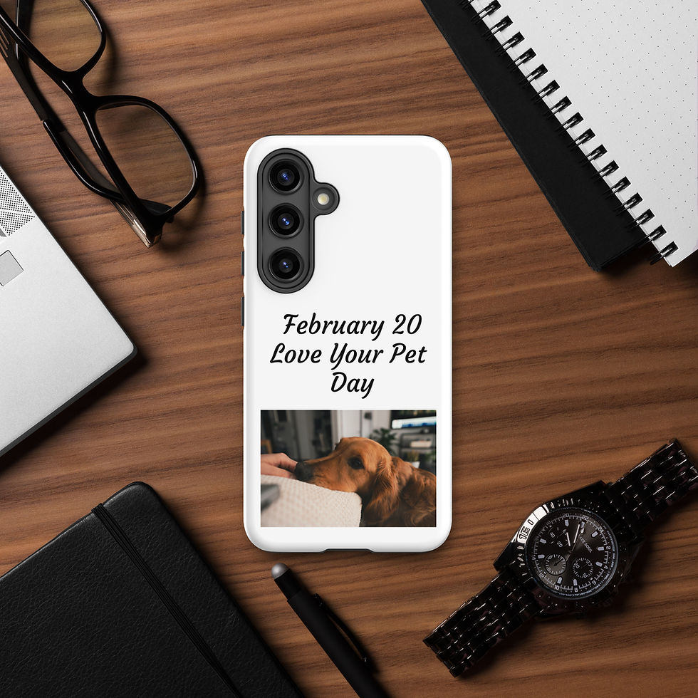 Thumbnail: Tough case for Samsung® February 20 Love Your Pet Day