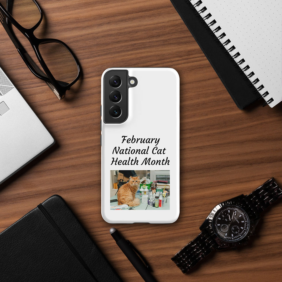 Thumbnail: Tough case for Samsung® February National Cat Health Month