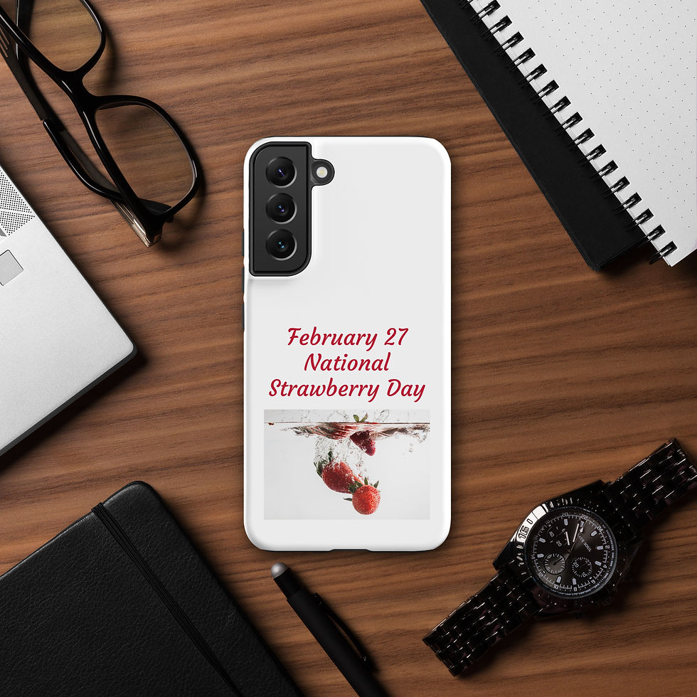 Thumbnail: Tough case for Samsung® February 27 National Strawberry Day