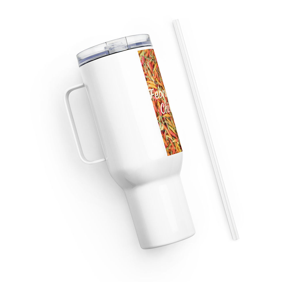 Thumbnail: Travel mug with a handle February 25 Chili Day