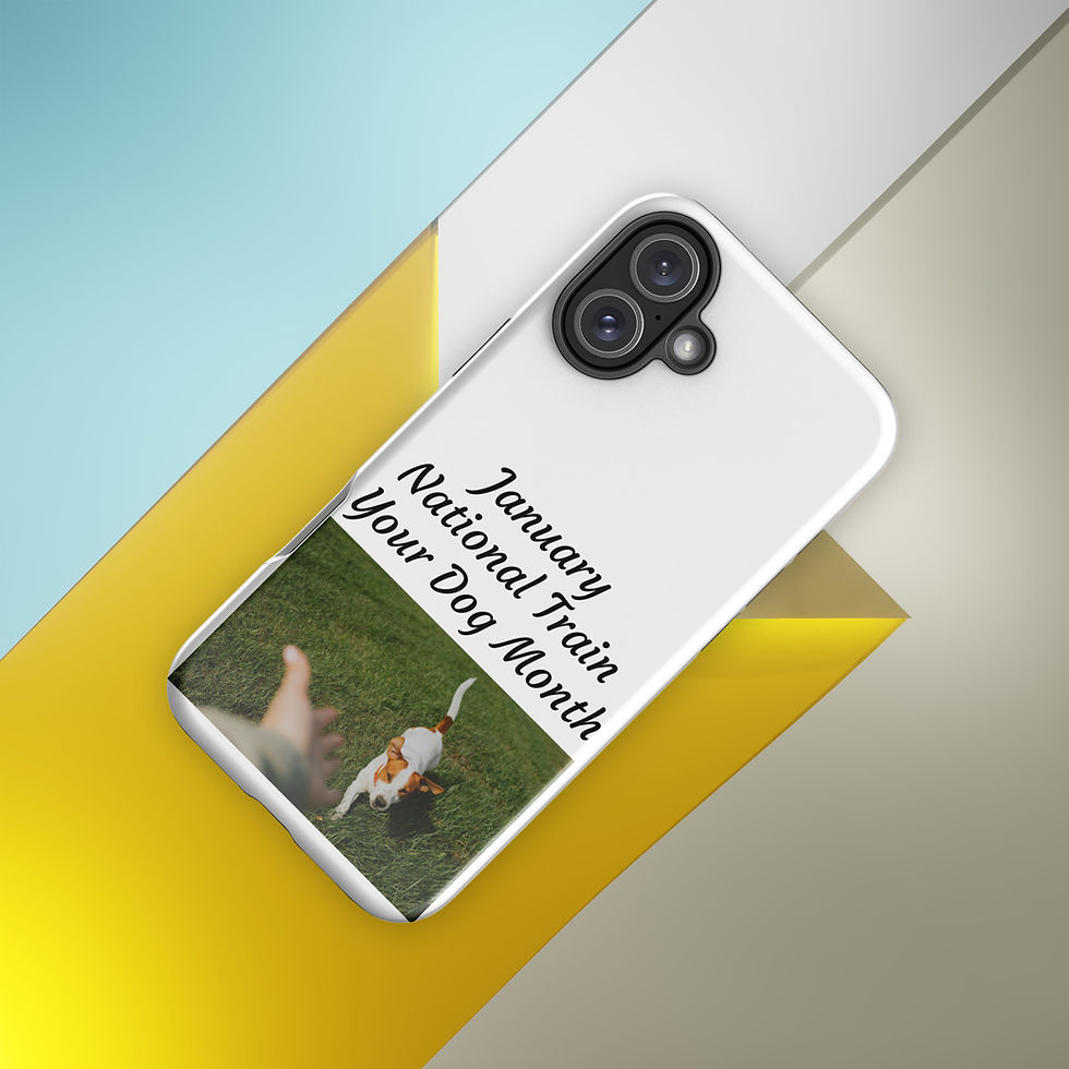 Thumbnail: Tough Case for iPhone® January National Train Your Dog Month