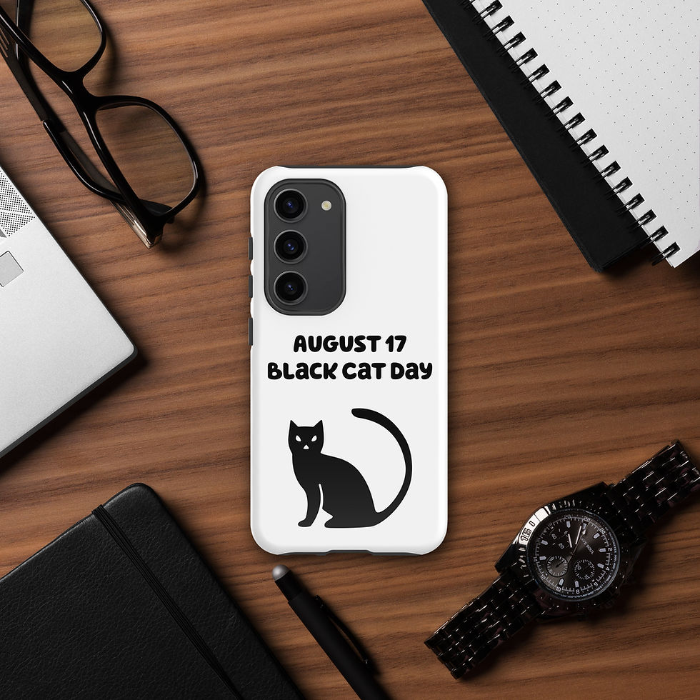 Thumbnail: Tough case for Samsung® August 17 Black Cat Day