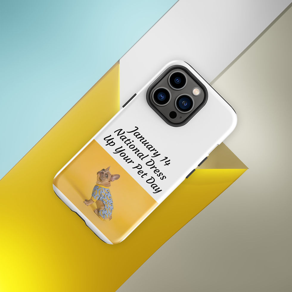 Thumbnail: Tough Case for iPhone® January 14 National Dress Up Your Pet Day