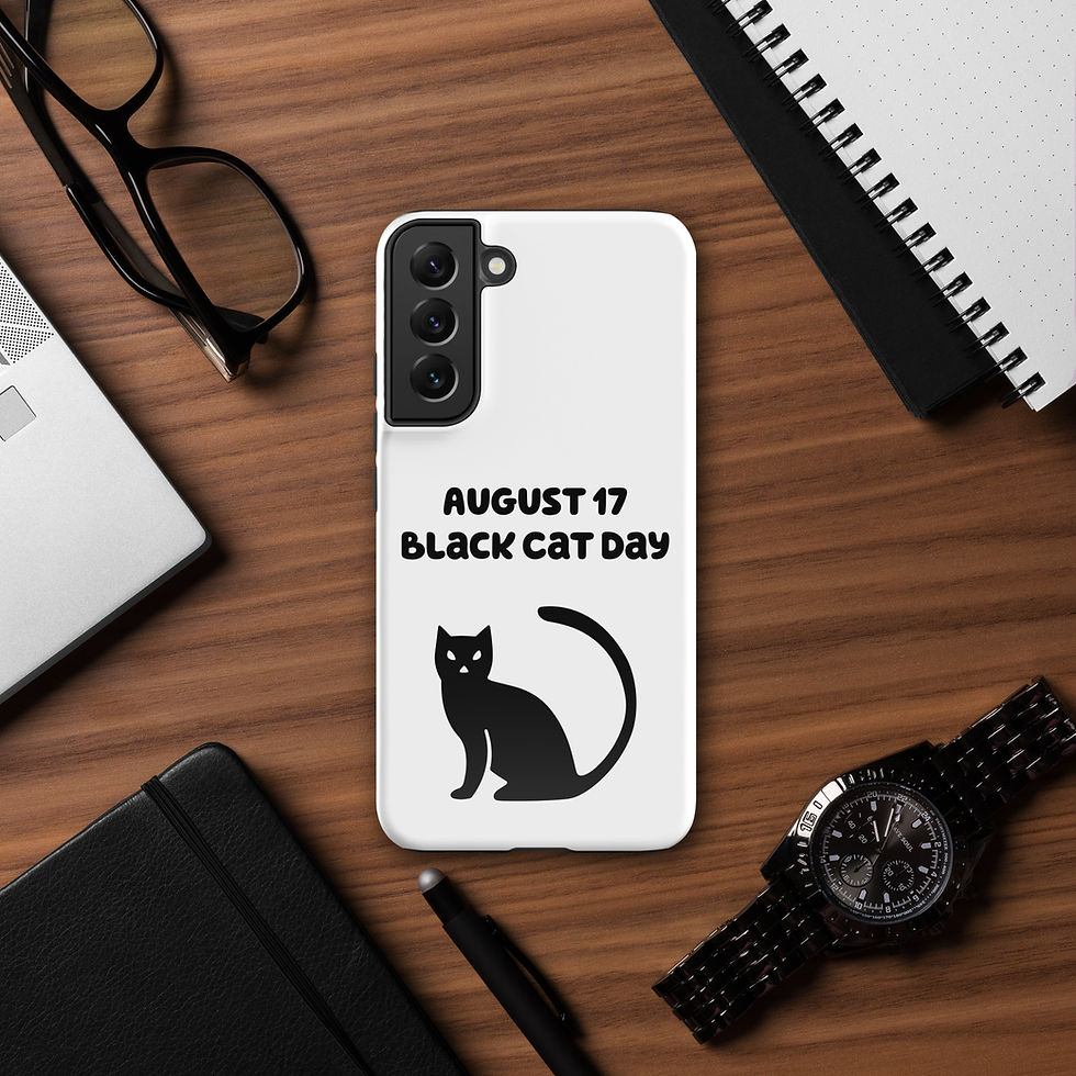 Thumbnail: Tough case for Samsung® August 17 Black Cat Day