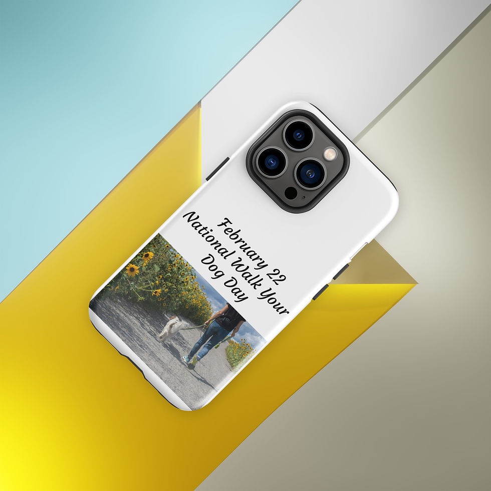 Thumbnail: Tough Case for iPhone® February 22 National Walk Your Dog Day