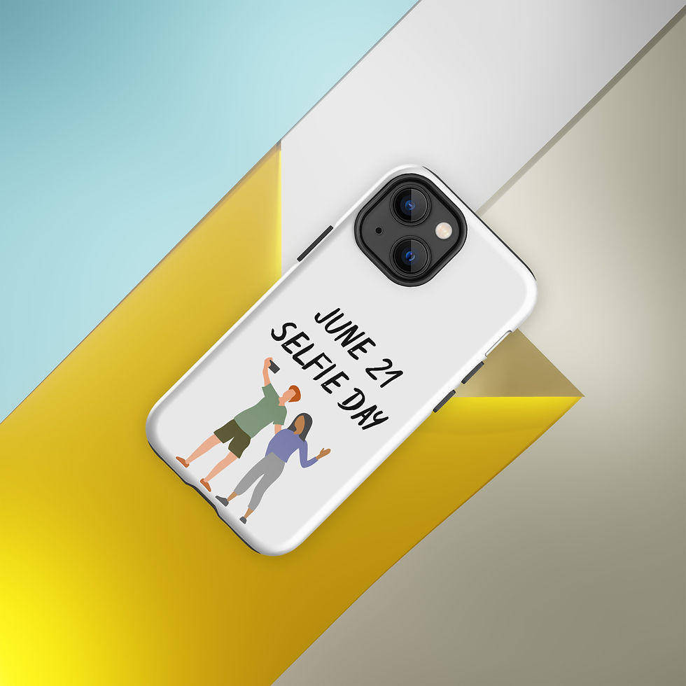 Thumbnail: Tough Case for iPhone® June 21 Selfie Day