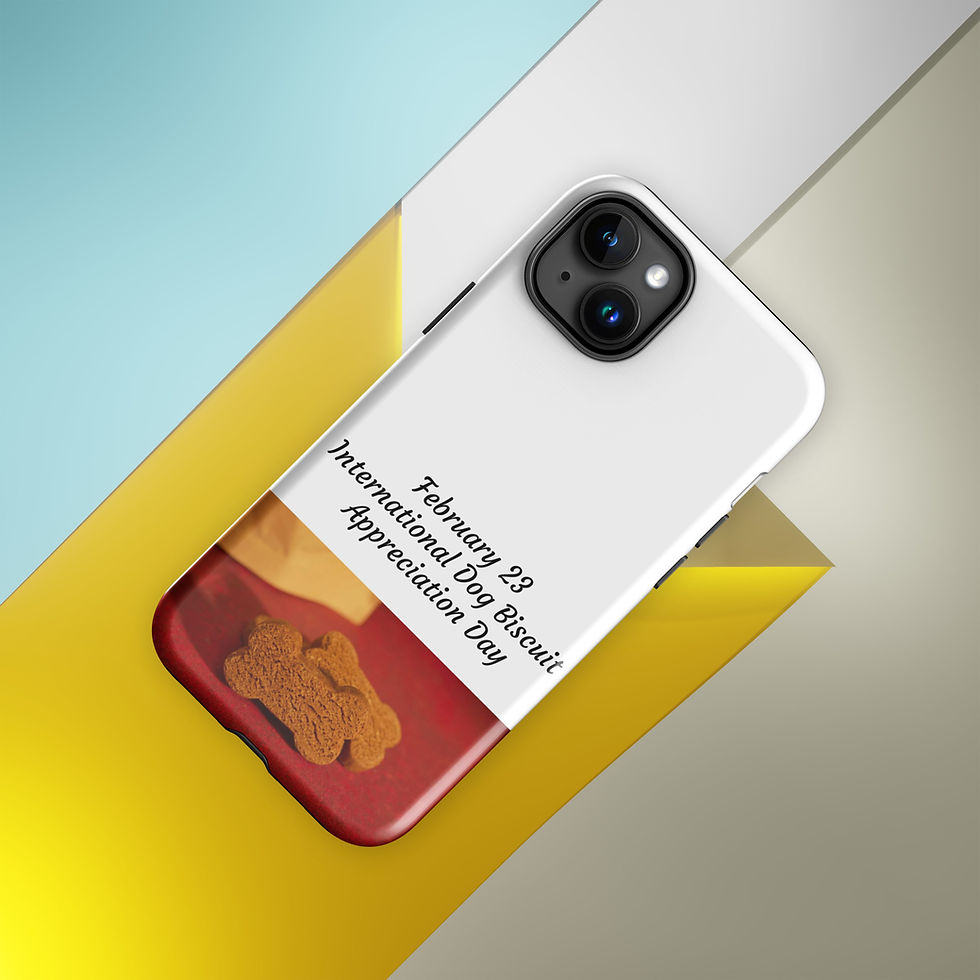 Thumbnail: Tough Case for iPhone® February 23 International Dog Biscuit Appreciation Day