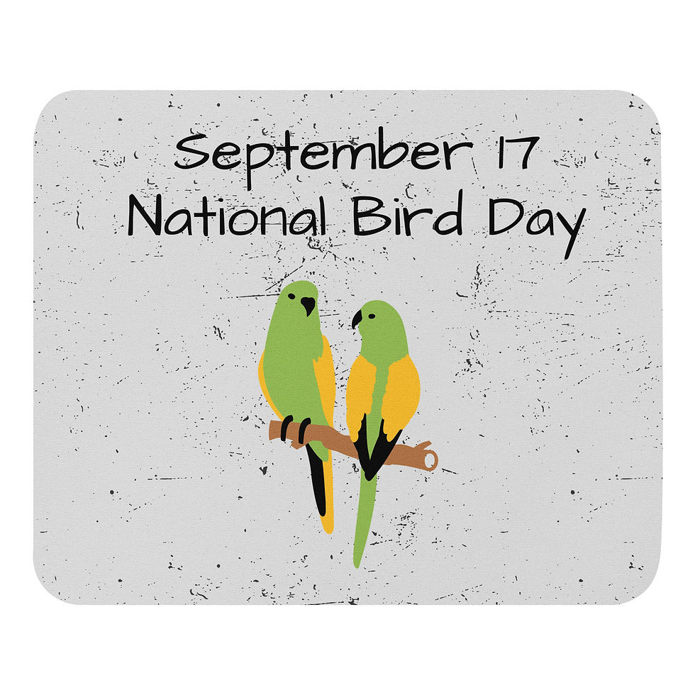 Mouse pad September 17 National Bird Day