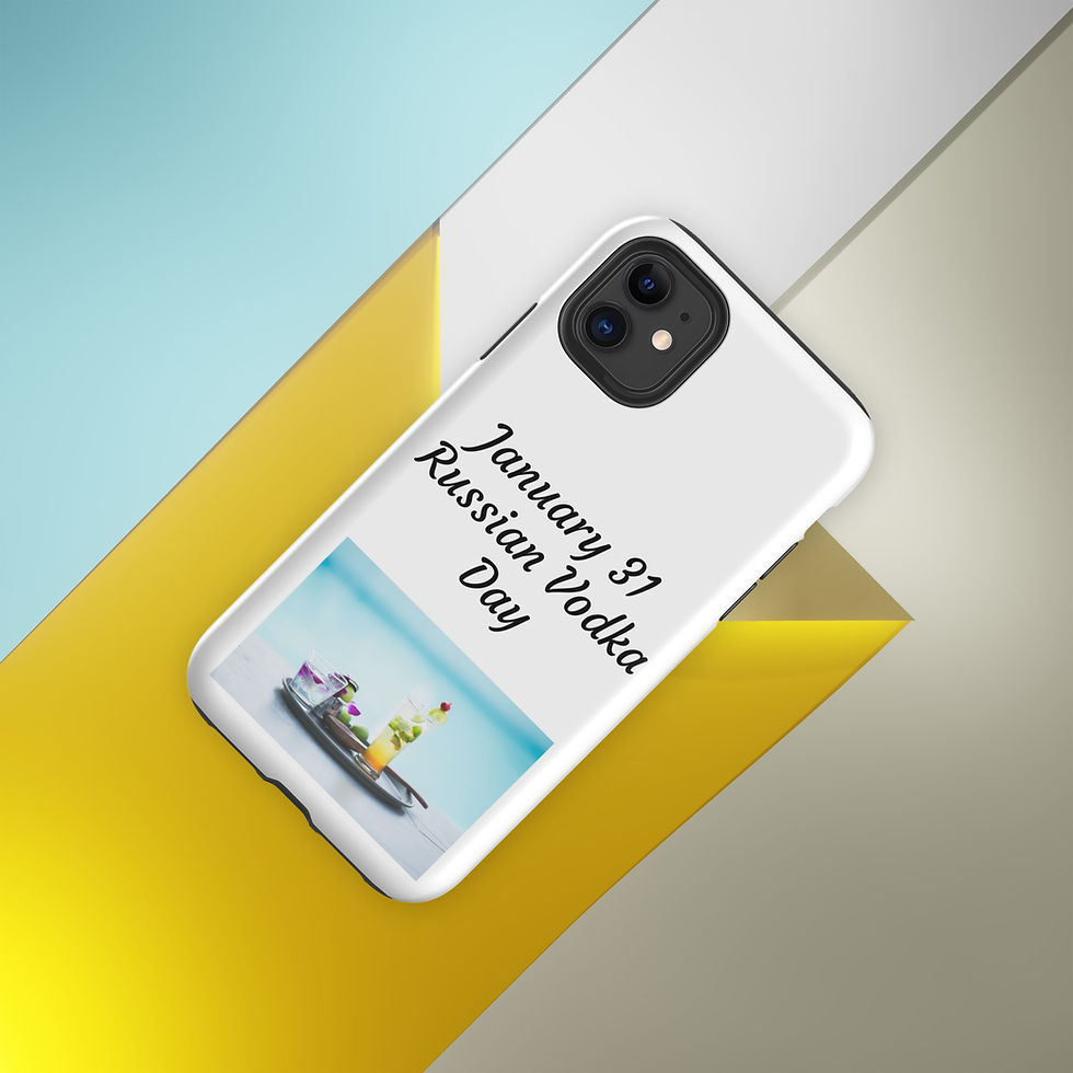 Thumbnail: Tough Case for iPhone® January 31 Russian Vodka Day