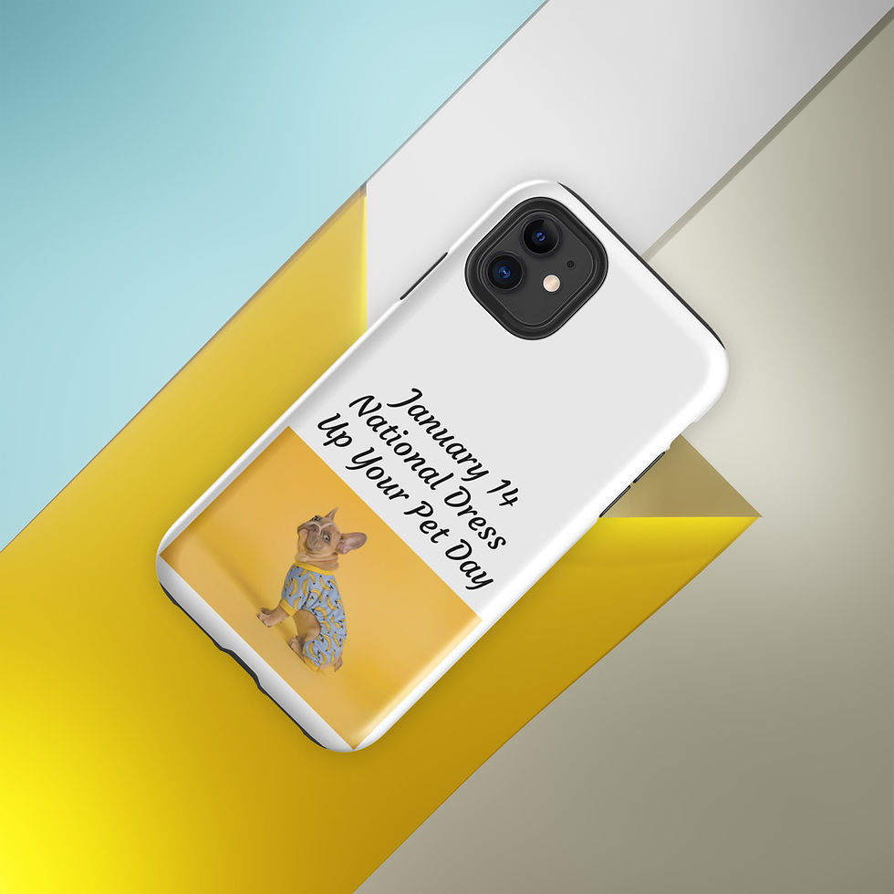 Thumbnail: Tough Case for iPhone® January 14 National Dress Up Your Pet Day