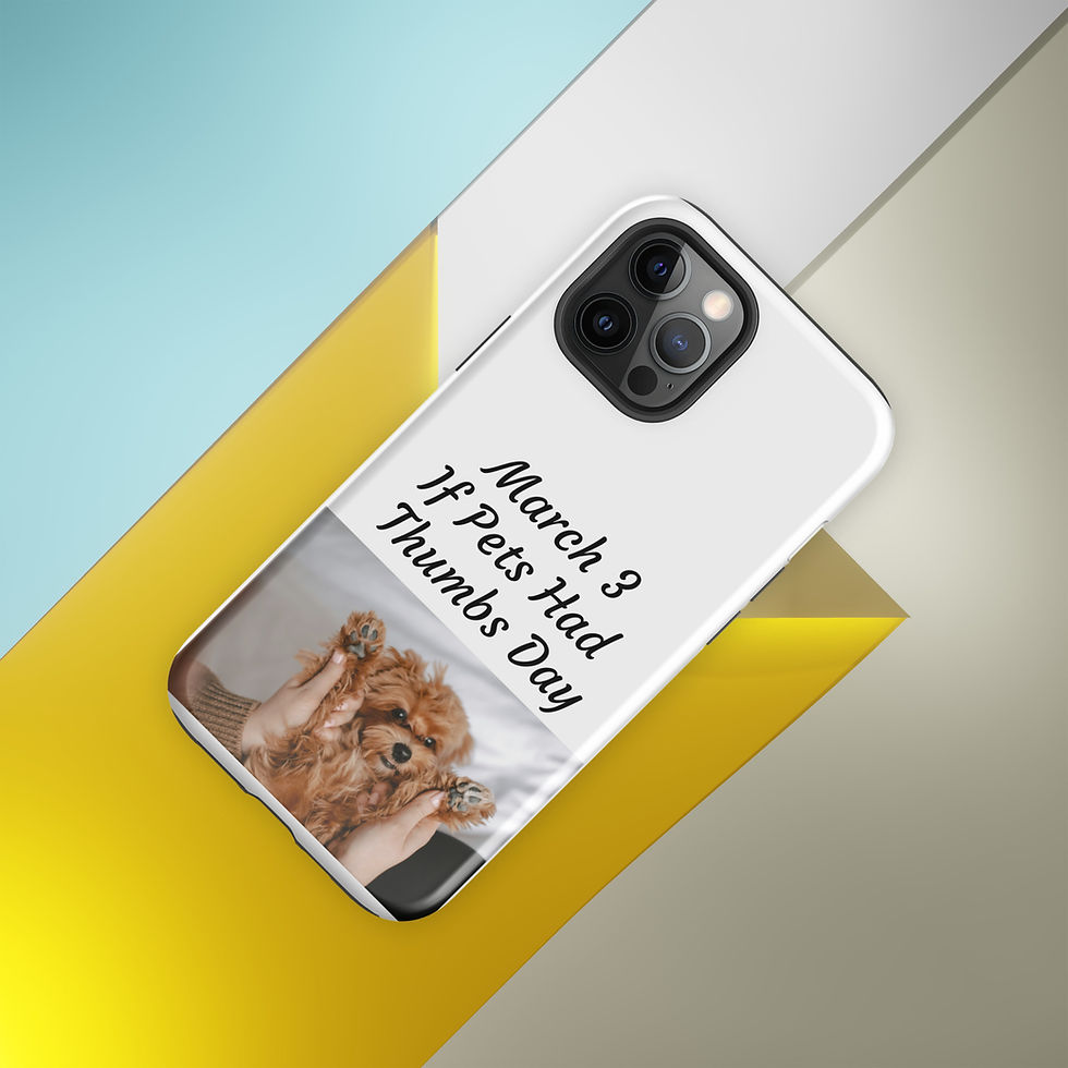 Thumbnail: Tough Case for iPhone® March 3 If Pets Had Thumbs Day