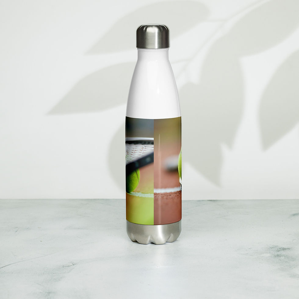 Thumbnail: Stainless steel water bottle March 3 Tennis Day