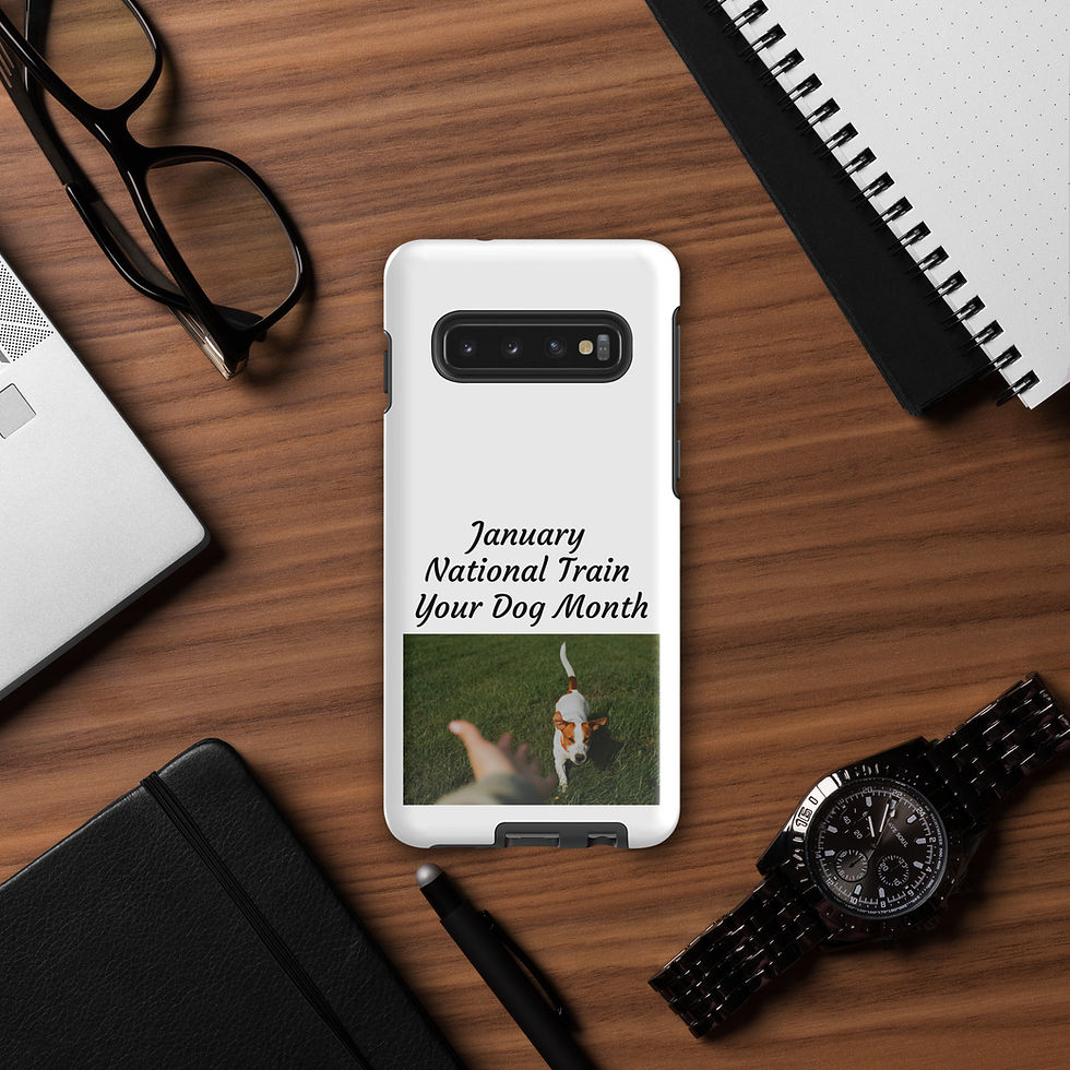 Thumbnail: Tough case for Samsung® January National Train Your Dog Month