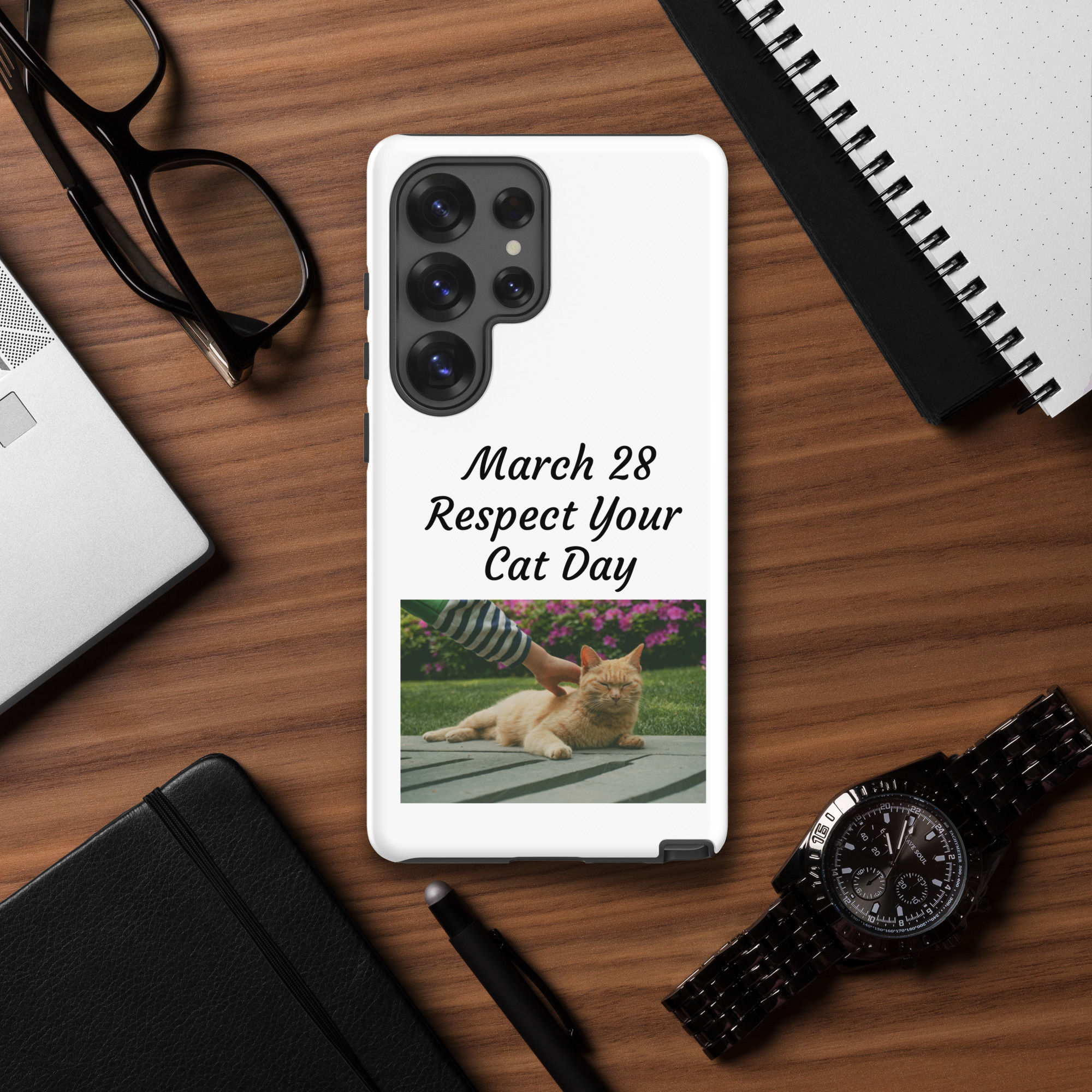 Tough case for Samsung® March 28 Respect Your Cat Day