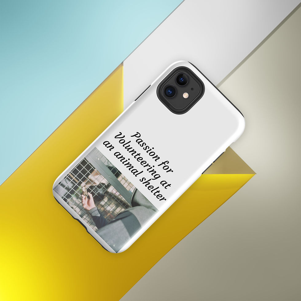Thumbnail: Tough Case for iPhone® Passion for Volunteering at an Animal Shelter