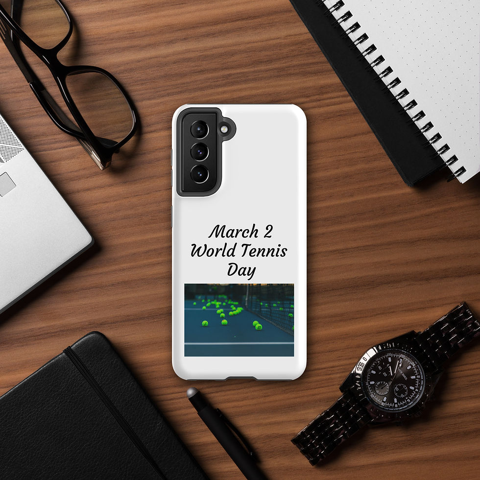 Thumbnail: Tough case for Samsung® March 2 World Tennis Day