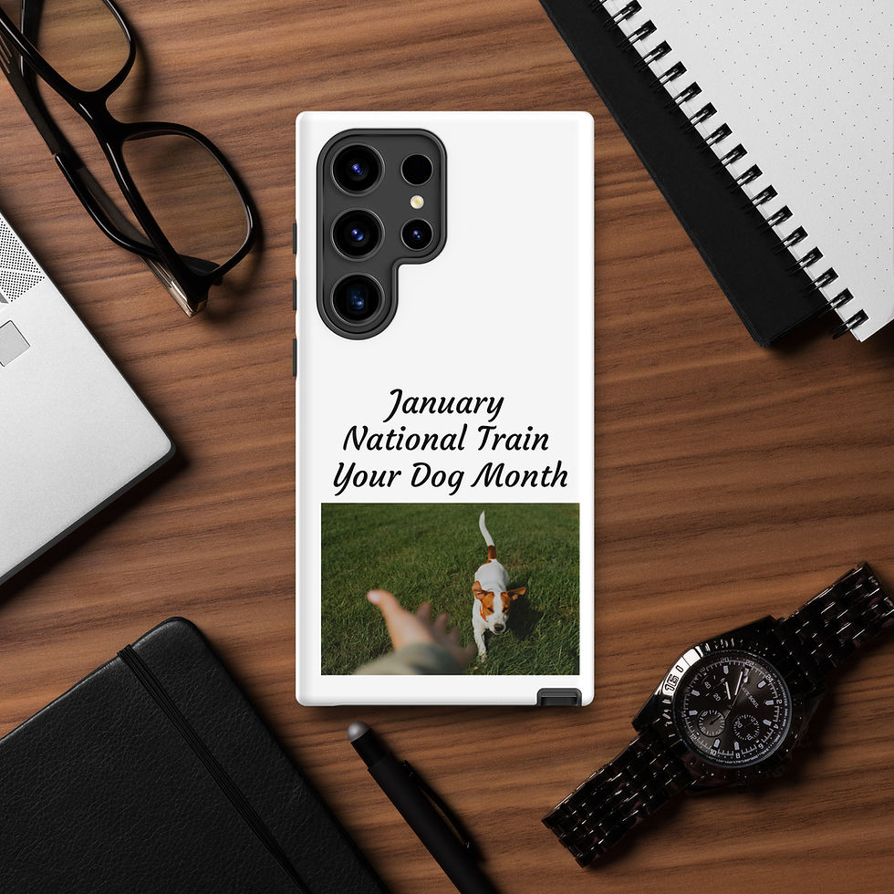 Thumbnail: Tough case for Samsung® January National Train Your Dog Month